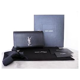 Saint Laurent-SAINT LAURENT YSL Kate Medium bag-Black