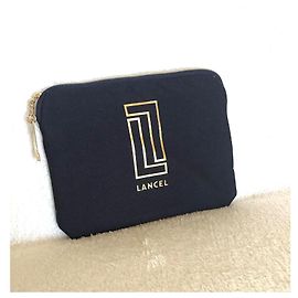 Lancel Pochette D'oro Blu navy