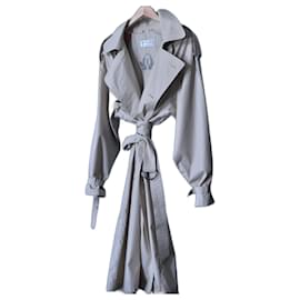 Yves Saint Laurent-Trench coats-Beige