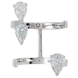 Repossi ring "Set on vacuum", white gold and diamonds. Other