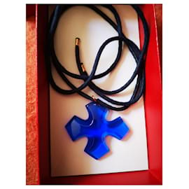 Baccarat-croce occitana blu zaffiro-Blu scuro