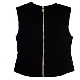 Balmain pour H&M-TOP SIN MANGAS BALMAIN X H&M-Negro