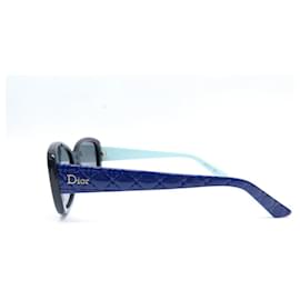 Dior-DIOR LADY IN DIOR SUNGLASSES 2 caning 8OUHD BLUE SUNGLASSES BLUE-Blue
