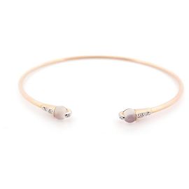 NOVA PULSEIRA POMELLATO M'AMA NON M'AMA EM OURO ROSA 18K E PEDRA DA LUA Dourado