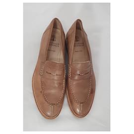 Brunello Cucinelli-Loafers Slip ons-Brown