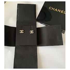 Chanel-Earrings-Golden,Cream