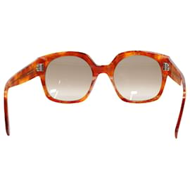 Céline-Celine Square Havana Sunglasses in Brown Acetate-Brown