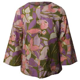 Zimmermann Chemisier à fleurs Zimmerman en lin multicolore Autre Imprimé python