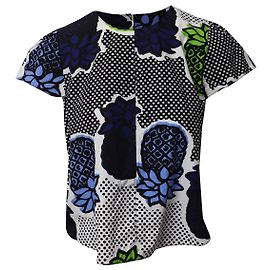 Top Moschino Abacaxi Estampado em Algodão Multicolorido Outro Impressão em python