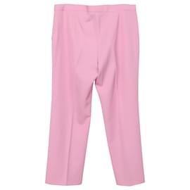 Stella Mc Cartney-Pantalones cortos de pernera ancha en lana rosa de Stella McCartney-Rosa