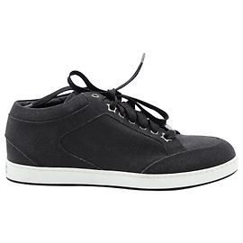 Tênis Jimmy Choo Miami em couro preto Preto