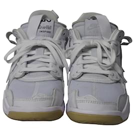 Nike-Nike Jordan MA2 Baskets en Cuir Gomme Blanc-Blanc