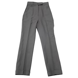 Haider Ackermann-Haider Ackermann Tailored Pants in Grey Viscose-Grey