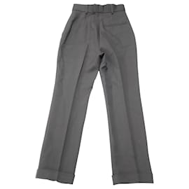 Haider Ackermann-Haider Ackermann Tailored Pants in Grey Viscose-Grey