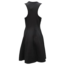 T By Alexander Wang-T by Alexander Wang Fit and Flare Dress in Black Rayon-Black