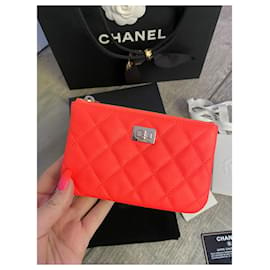 Chanel-Chane o-case pouch-Orange