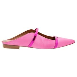Autre Marque-MALONE SOULIERS Maureen Satin Slippers-Pink