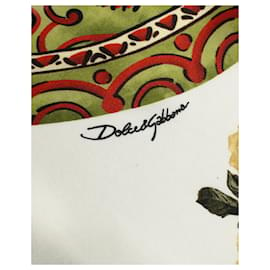 Dolce & Gabbana-Colorful PRint Silk Scarf-Other