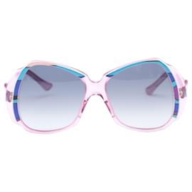 Emilio Pucci-Emilio Pucci Signature Print Design Sunglasses in Pink Acetate-Pink