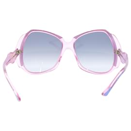 Emilio Pucci-Emilio Pucci Signature Print Design Sunglasses in Pink Acetate-Pink