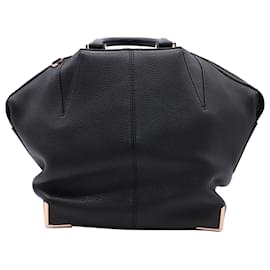 Alexander Wang-Alexander Wang Emile Large Tote Bag in Black Leather-Black
