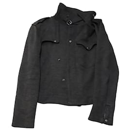 Ralph Lauren-Ralph Lauren Jacket in Black Wool-Grey