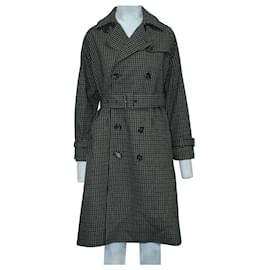 Autre Marque-Brown Checked Coat-Brown