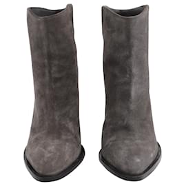 Vince-Vince Erving Ankle Boots in Grey Suede-Grey