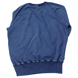 Tom Ford-Tom Ford Crewneck Sweatshirt in Blue Cotton-Blue