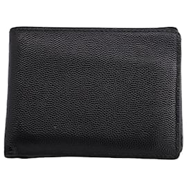Autre Marque-Common Projects Bifold Wallet in Black Leather-Black