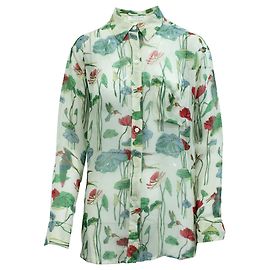 Equipment Camicia in seta con stampa floreale Altro
