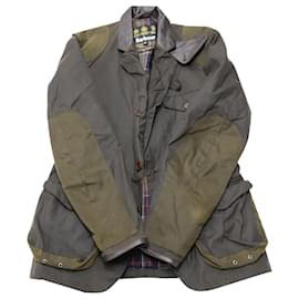 Barbour-Barbour Beacon Sports Jacket in Olive Green Cotton-Green,Olive green
