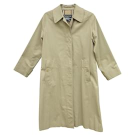Burberry-raincoat woman Burberry vintage size 36 pure cotton-Khaki