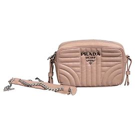 Borsa a tracolla Prada Diagramme Rosa