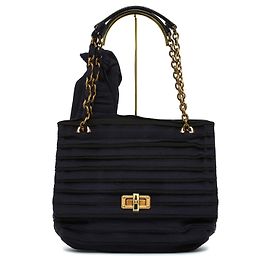 Lanvin HAPPY BAG CINTAS ELBAZ NEGRO MARINO Negro Azul marino