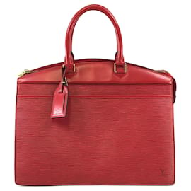 Louis Vuitton-Louis Vuitton Riviera Vanity Handbag Red Epi Leather-Red
