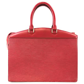 Louis Vuitton-Louis Vuitton Riviera Vanity Handbag Red Epi Leather-Red