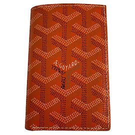 Goyard Orange card holder Orange