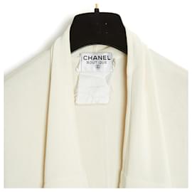 Chanel-IVORY CARDIGAN FR38/40-Cream