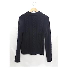 Acne-[Used]  Acne Studios Acne Studios Cable Knit SizeXS Navy / Navy Blue Men's Wool-Navy blue