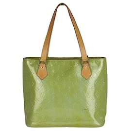 Louis Vuitton-Louis Vuitton Houston handbag in green patent leather-Green