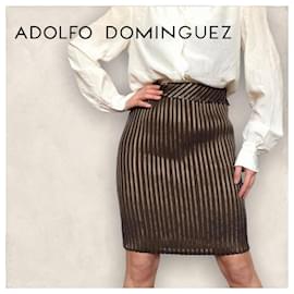 Adolfo Dominguez formal skirt Brown 42                  EU discount 92% WOMEN FASHION Skirts Formal skirt Glitter 
