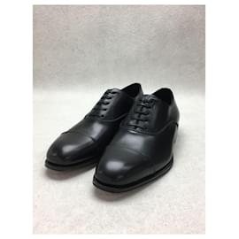 Salvatore Ferragamo-Salvatore Ferragamo Straight tip dress shoes / UK6 / BLK / Leather-Black