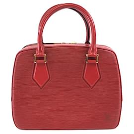 Louis Vuitton-Louis Vuitton Sablons Handbag Red Epi Leather-Red