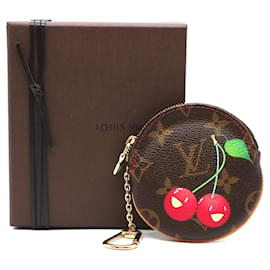 Louis Vuitton-Louis Vuitton Monogram Cherry Round Zip Around Coin Case-Multiple colors