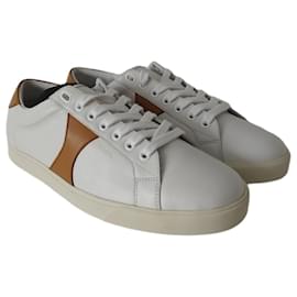 Céline-Celine sneakers in white and camel leather-White