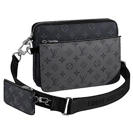 Louis Vuitton Besace LV Trio Eclipse reverse neuve Gris
