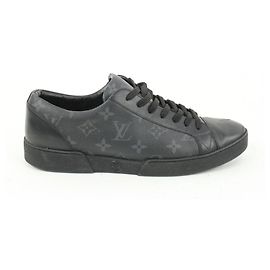 Louis Vuitton men's 10 US Black Monogram Eclipse Luxembourg Sneaker Other
