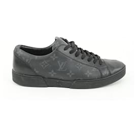 Louis Vuitton-men's 10 US Black Monogram Eclipse Luxembourg Sneaker-Other