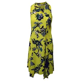 Diane Von Furstenberg-Diane Von Furstenberg Sleeveless Summer Dress in Yellow Silk-Multiple colors